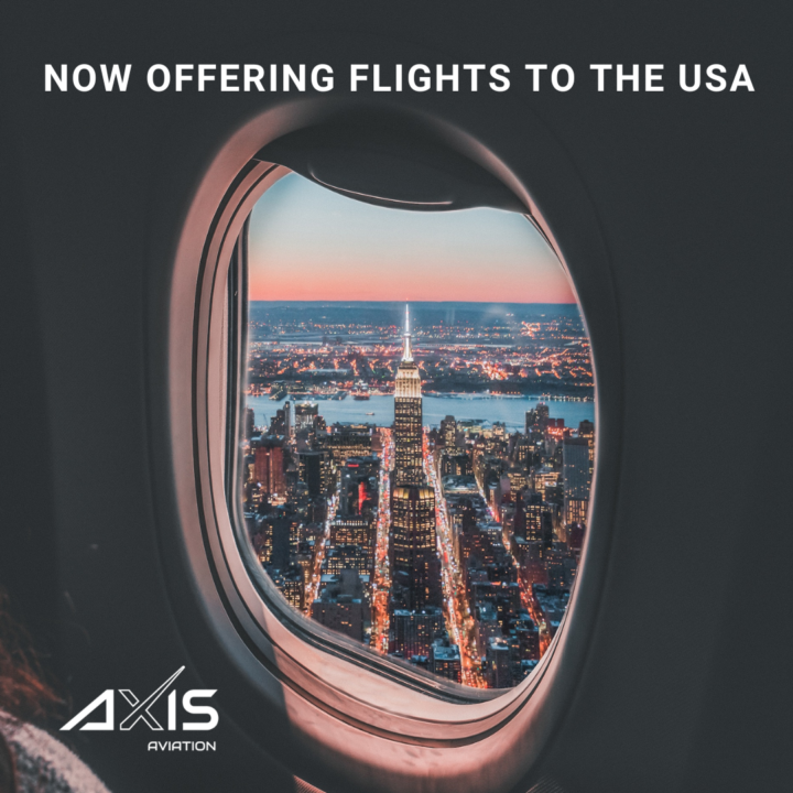 Axis Aviation Now Offering Flights To The Usa Web
